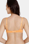 Zivame Push-Up Wired Medium Coverage Bra - Mock Orange — thumbnail 2